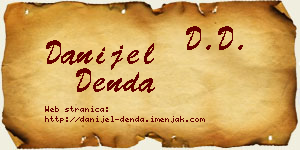 Danijel Denda vizit kartica